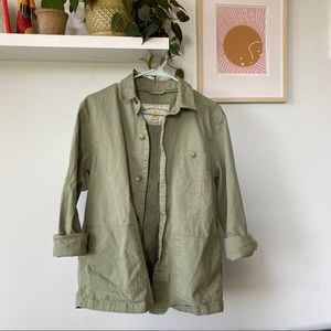 Marine Layer Chore Jacket in canvas green